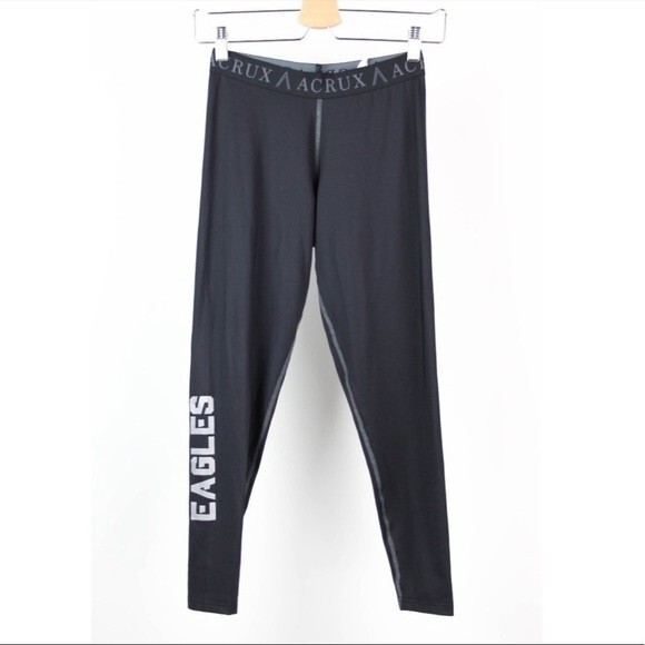 ACRUX  Athletic Leggings Eagles Workout In Black S - Picture 1 of 10